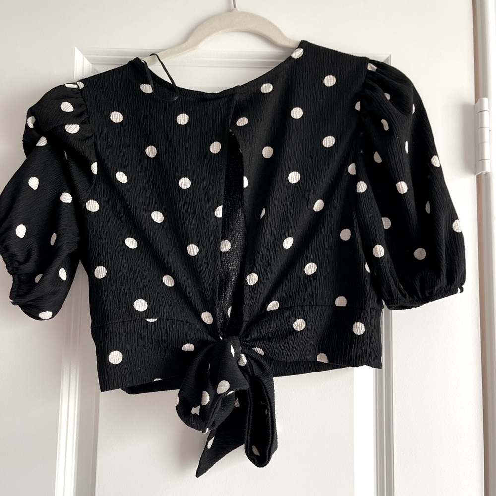 Polka dot top